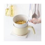 ショッピングIH対応 キッチン オールインワン ポット10役(4点セット) イエロー 直火 IH対応