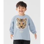 ショッピングスパンコール tシャツ SHIPS Colors:100〜130cm / 「手洗い可能」スパンコール 刺繍 ロンT キッズ 子供服