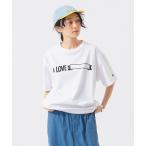 tシャツ 「別注」Champion / プリント Tシャツ レディース