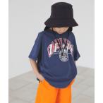 ショッピングused tシャツ 「USED加工で柔らかい綿100%」SNOWカレッジロゴT(KIDS) キッズ 子供服 男の子 女の子