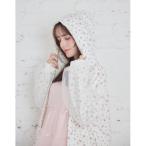  Parker ribbon frill hood zip-up женский 