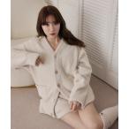 パジャマ ルームウェア ROSIER Comfy Boyfriend Cardigan レディース