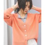 ショッピング夏 カーディガン ドライタッチVネックカーディガン長袖/634143 レディース