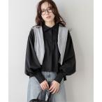 ブラウス シャツ クロップドギャザーブラウス レディース