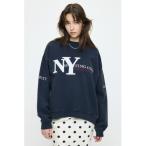 トレーナー スウェット NY LOOSE スウェットシャツ レディース
