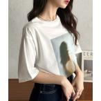 tシャツ 「Eclat one」フォトプリント Tシャツ レディース