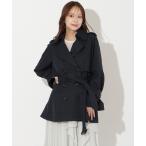 トレンチコート コート ミドル丈トレンチコート レディース