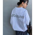 tシャツ 「WEB先行予約」「MIZUNO/ミズノ」 別注 ドローコード付き バックプリントTシャツ レディース メンズ
