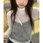 tシャツ 「春夏新作」プチハイネック小花柄シアートップス レディース