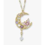 ネックレス 蝶 三日月モチーフ ネッ