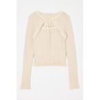 ニット セーター 「26年SS新作」BOW DESIGN LAYERED ニット レディース