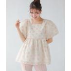 「Fit more」 半袖ブラウス FREE ピンク レディース
