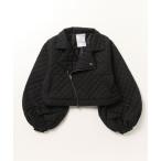 「CAROLINA GLASER」 ライダースジャケット ONE SIZE ブラック レディース