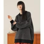 [Air Tokyo] длинный рукав вязаный MEDIUM черный мужской 