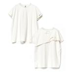 tシャツ バックレイヤードＴシャツ レディース