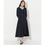 ワンピース ダブルカラーワンピース