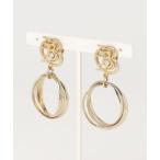 [LANVIN en Bleu] серьги ( обе уголок для ) ONE SIZE Gold женский 