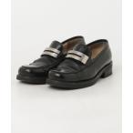 「GUCCI」 ローファー 35 ブラック レ�