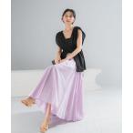 スカート コットンボリュームマキシスカート