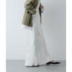 スカート サテンアイラインスカート