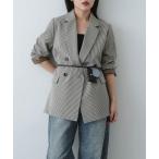 ジャケット テーラードジャケット 「イージーケア」ダブルテーラードジャケット レディース