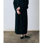 ショッピングラップ スカート ツバメ刺繍ラップスカート