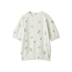ショッピング09 tシャツ フラワープリントアンサンブルプルオーバー レディース