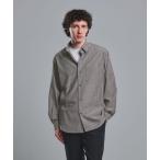 シャツ ウォッシャブル トロ パターン ジャストルーズ シャツ -ストレッチ- メンズ