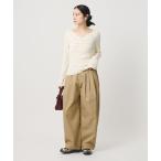 チノパン 「WEB限定」バレルワイドチノパンツ ウォッシャブル レディース