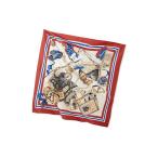 スカーフ バンダナ トラベル柄スカーフ レディース