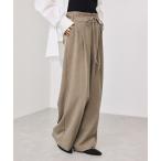  брюки summer твид лента ремень брюки /UV уход * легкий уход женский 