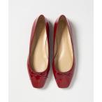 バレエシューズ パンプス 「WEB限定」R スクエアバレエフラット10↑