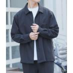 コート ジャケット 「撥水/防汚/接触冷感」多機能ダブルポケットシャツジャケット メンズ