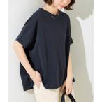 tシャツ 限定展開　クールタッチ ポンチ ドルマンスリーブ 半袖 トップス(接触冷感) レディース