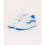 スニーカー VANS ヴァンズ 17-22(H)BRAVO ブラボー V2740K WHITE/BLUE キッズ 子供 男の子 女の子
