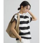 tシャツ 「WEB限定」ポンチボーダークルーネックTシャツ レディース