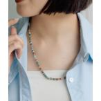 ネックレス 「WEB限定」スライスMIXストーンネックレス レディース