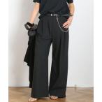 スラックス パンツ Viatore High-waisted Pants レディース