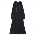 「UN3D.」 長袖ワンピース 36 ブラック レディース