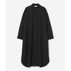 「GYMPHLEX」 シャツワンピース 14 チャコール レディース