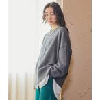 「niko and...」 長袖ニット MEDIUM チャコール レディース