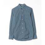 ショッピングINDIVIDUALIZED 「INDIVIDUALIZED SHIRTS」 チェック柄長袖シャツ 14 1/2-32 ブルー メンズ