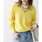 「SHIPS any」 長袖ニット ONE SIZE イエロー レディース