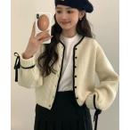 「Girly Doll」 「Doula Doula」ニットカーディガン FREE オフホワイト レディース