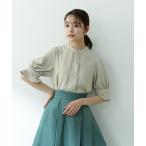 「N.（N. Natural Beauty Basic）」 半袖ブラウス MEDIUM ベージュ レディース
