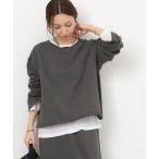 トレーナー スウェット クロップドスウェット レディース