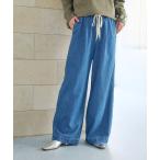  джинсы Denim Denim брюки [ водоотталкивающий ]FRESH DENIMdo Lost Denim широкий брюки [CROSS FUNCTION/ Cross функция ]