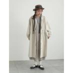 コート アウター ウエストドロストロングコート レディース