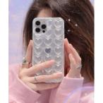 ショッピングスマホケース スマホケース 「 Jelly moo / ジェリームー 」 ハートバブル クリア iPhoneケース