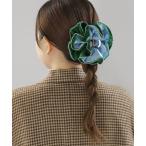 ヘアクリップ バイカラーシュシュクリップ